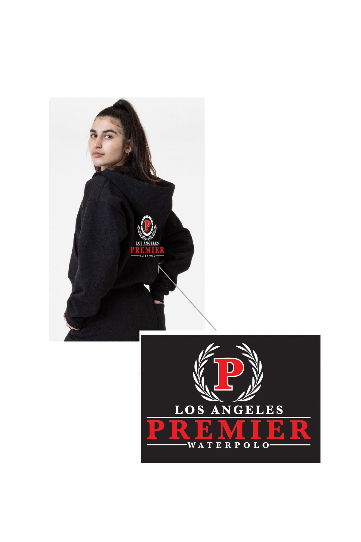 PREMIER Heavy Fleece Cropped Zip-Up Hoodie FLEECE | GRAPHIC HOODY PREMIER   