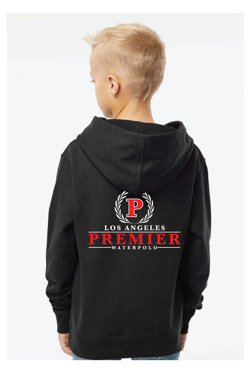 LA PREMIER Youth Midweight Full-Zip Hooded Sweatshirt PREMIER THE CELECT