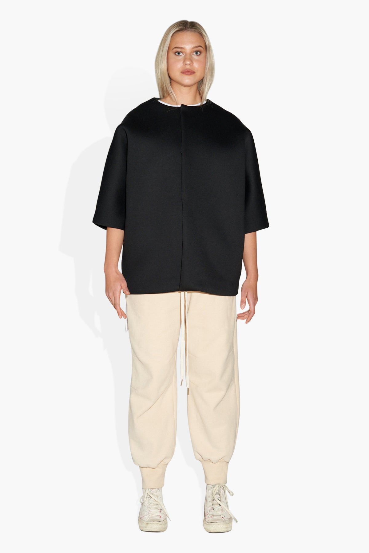 Scuba Jacket Black OUTERWEAR | JACKET THE CELECT WOMAN   