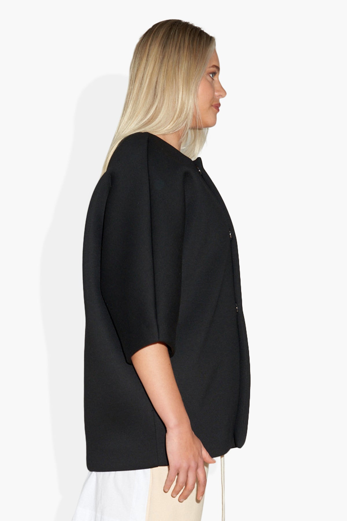 Scuba Jacket Black OUTERWEAR | JACKET THE CELECT WOMAN   