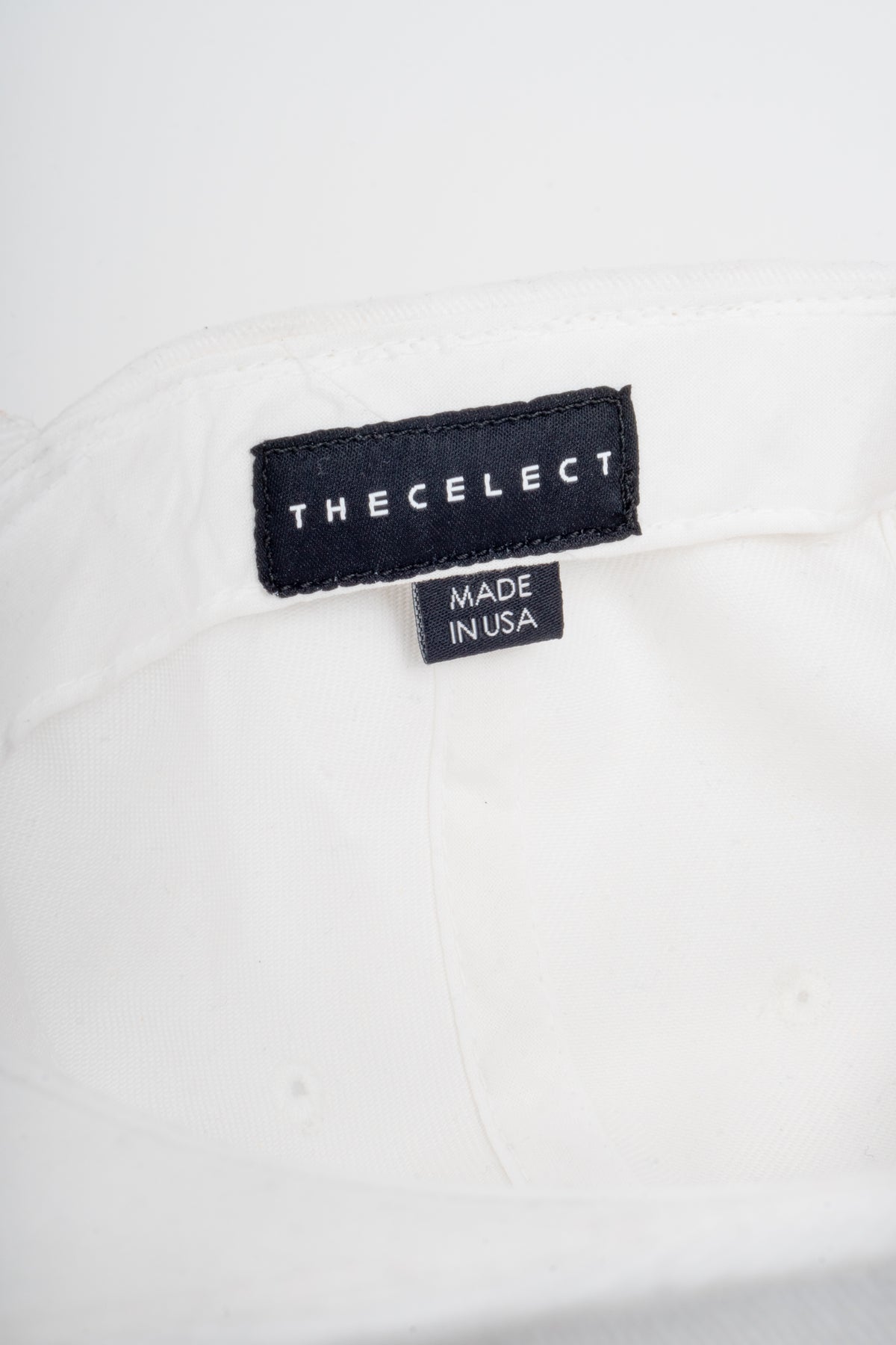 So Solid Hat White ACCESSORIES | HAT THE CELECT   