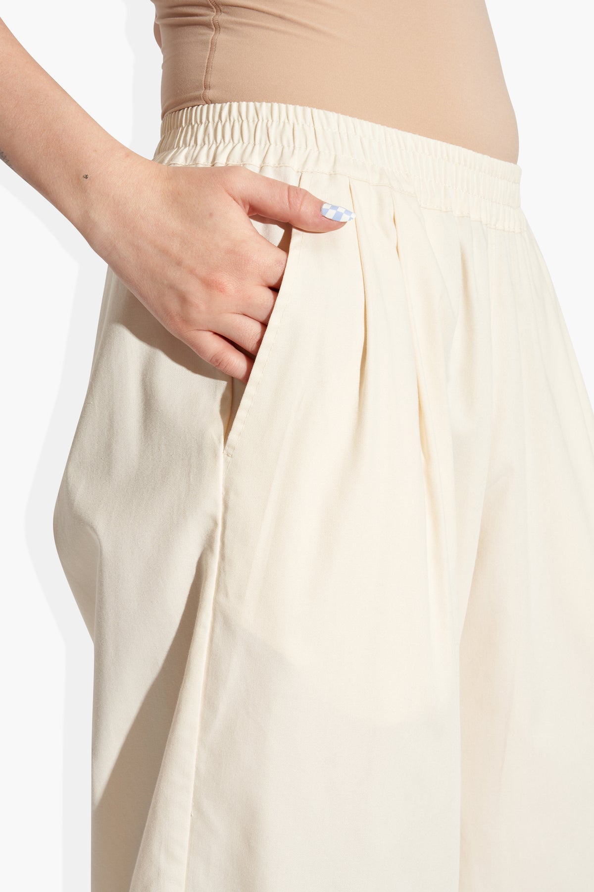 Balloon Pant Cream PANTS | ELASTIC THE CELECT WOMAN   
