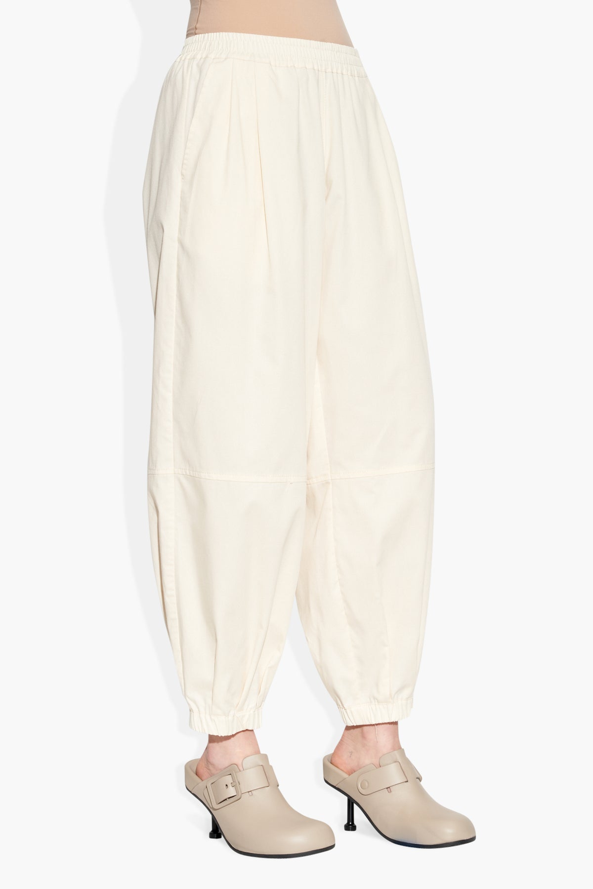Balloon Pant Cream PANTS | ELASTIC THE CELECT WOMAN   