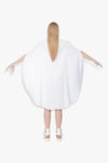 Circle Dress White Linen DRESSES THE CELECT WOMAN