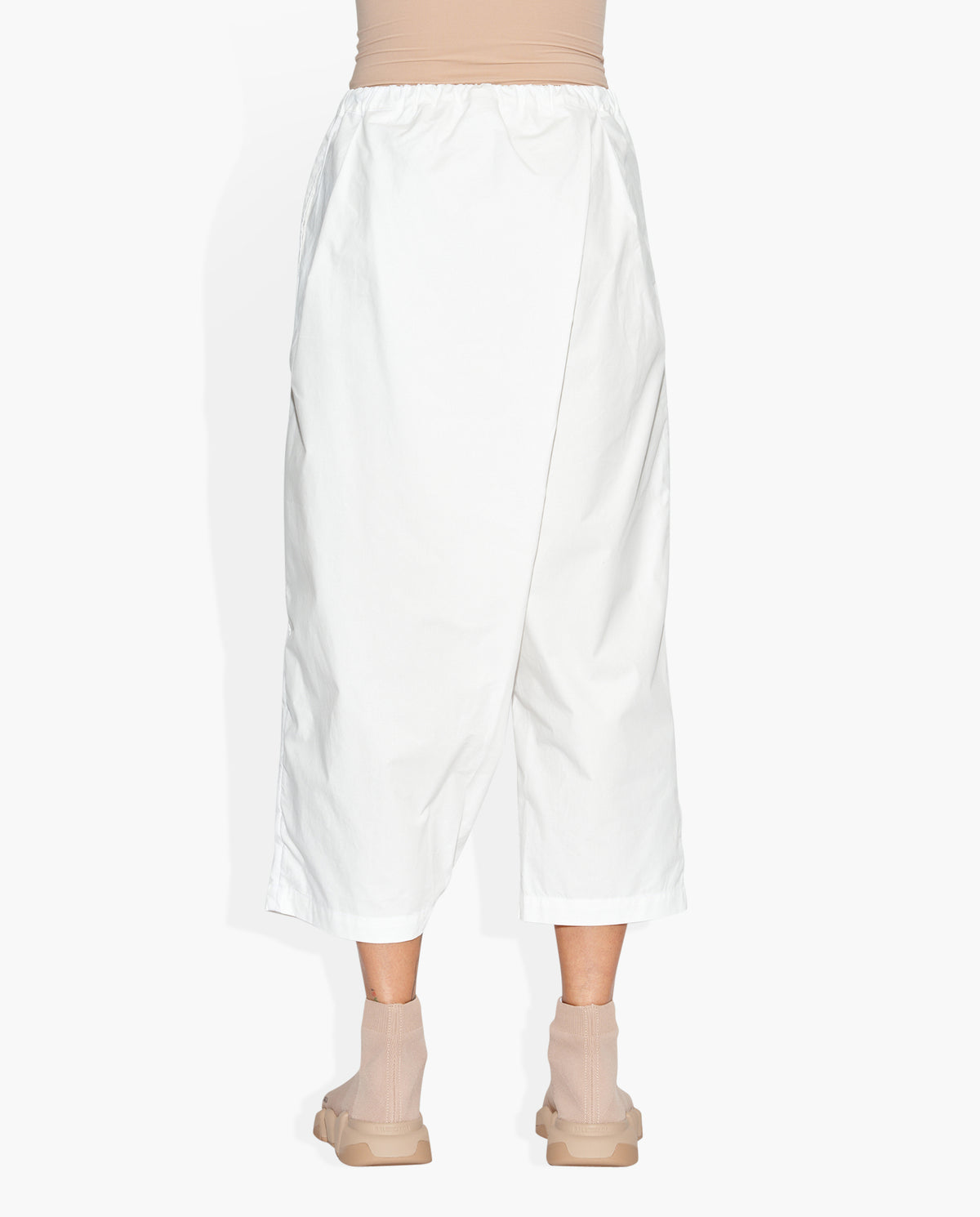 Crossover Pant White PANTS | ELASTIC THE CELECT WOMAN