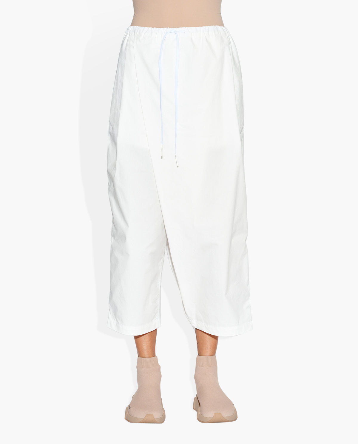 Crossover Pant White PANTS | ELASTIC THE CELECT WOMAN