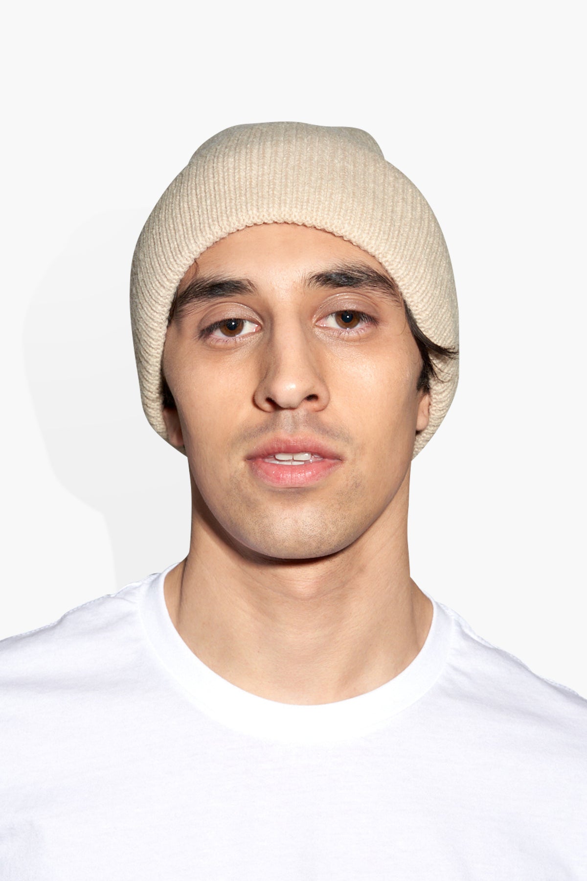 Cashmere Beanie Tan ACCESSORIES | HAT THE CELECT   