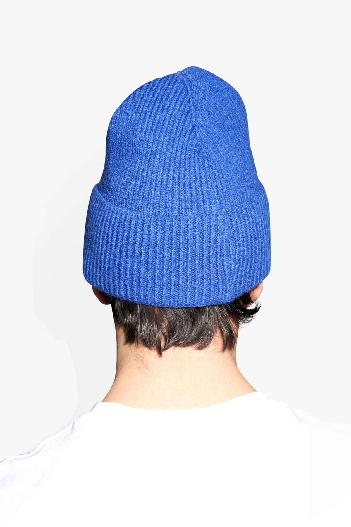Cashmere Beanie Blue ACCESSORIES | HAT THE CELECT   