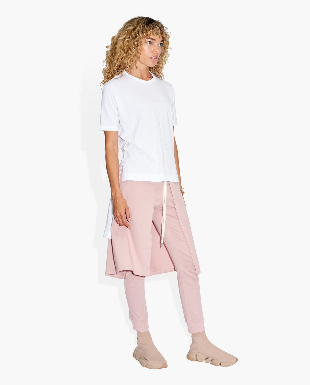 Cover Tee White KNITS | SHORT SLEEVE THE CELECT WOMAN   
