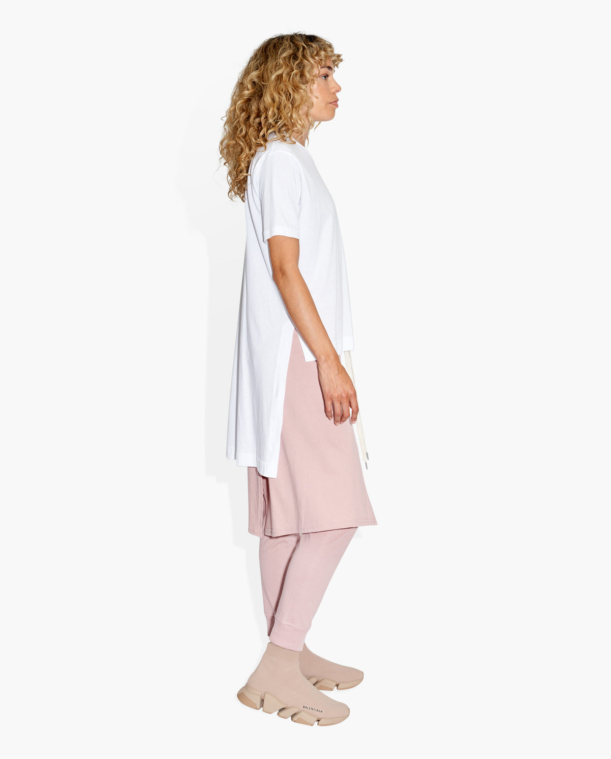 Cover Tee White KNITS | SHORT SLEEVE THE CELECT WOMAN   