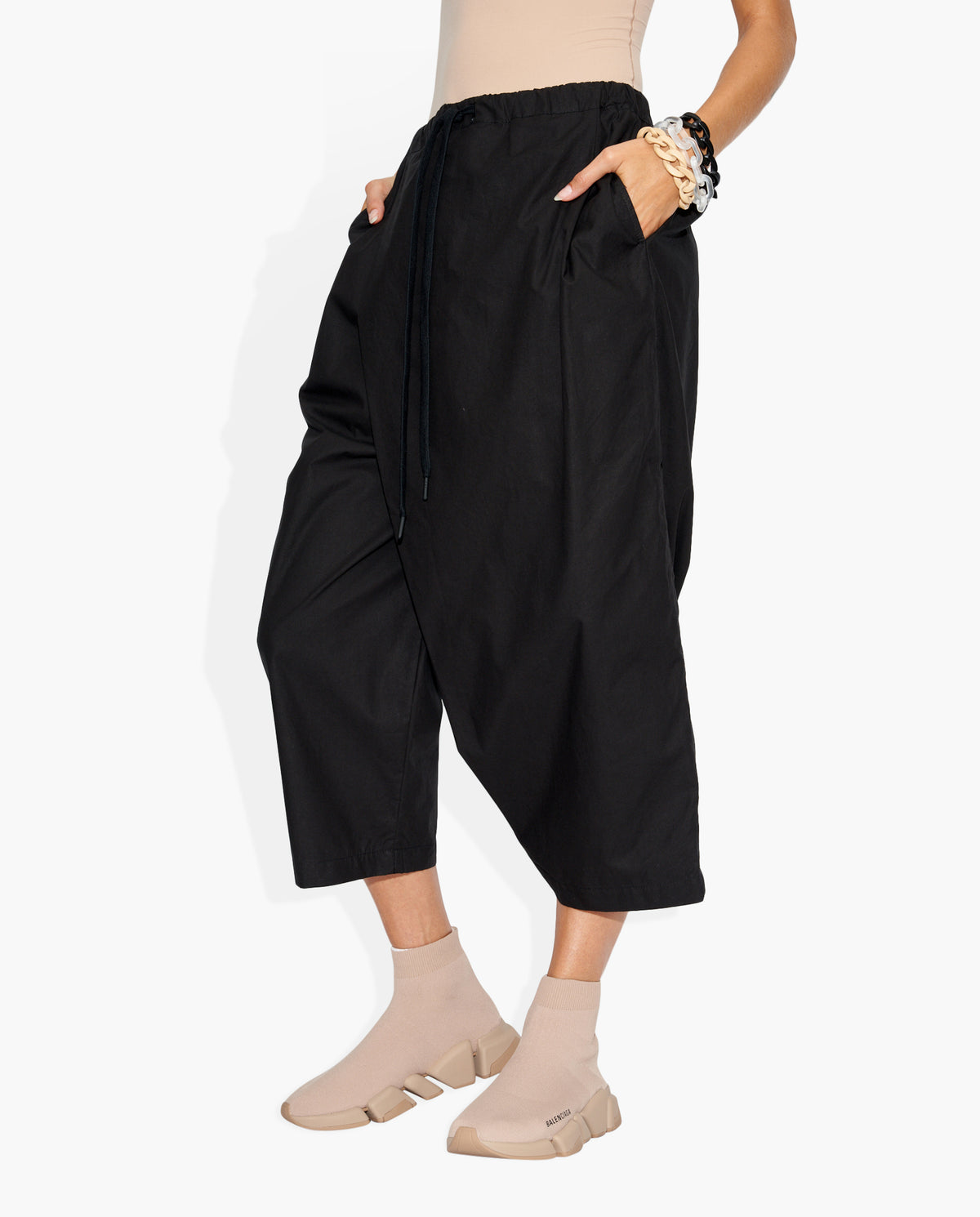 Crossover Pant Black PANTS | ELASTIC THE CELECT WOMAN