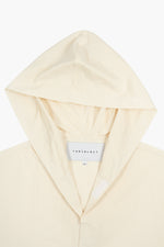 Draft Hooded Woven Cream WOVENS | SHORT SLEEVE THE CELECT   