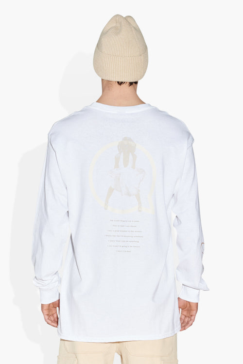 DREAMER LS WHITE KNITS | LONG SLEEVE THE CELECT MENS   