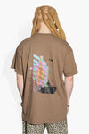 Geo Fade T-Shirt Brown KNITS | GRAPHIC THE CELECT   