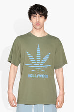HOLLYWEED SS OLIVE T-SHIRT THE CELECT   