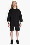 HUGE T BLACK KNITS | SHORT SLEEVE THE CELECT   