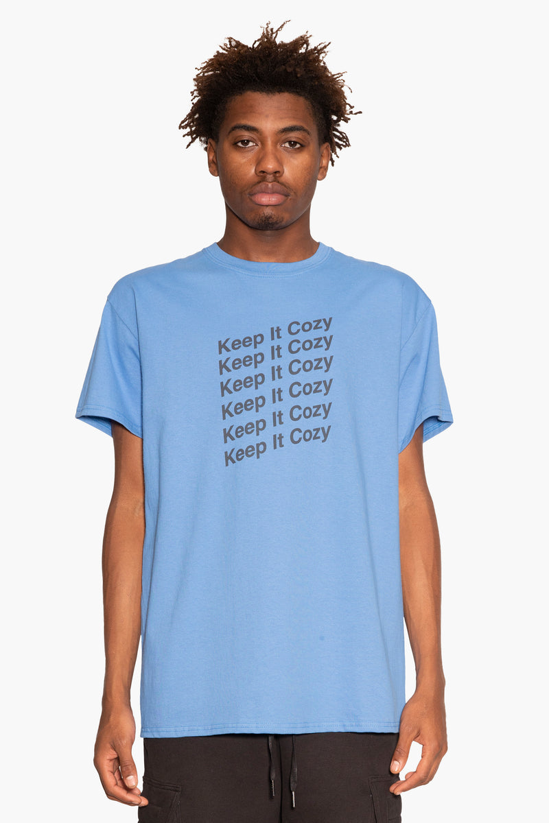 Keep It Cozy T-Shirt Blue KNITS | GRAPHIC THE CELECT S Blue 