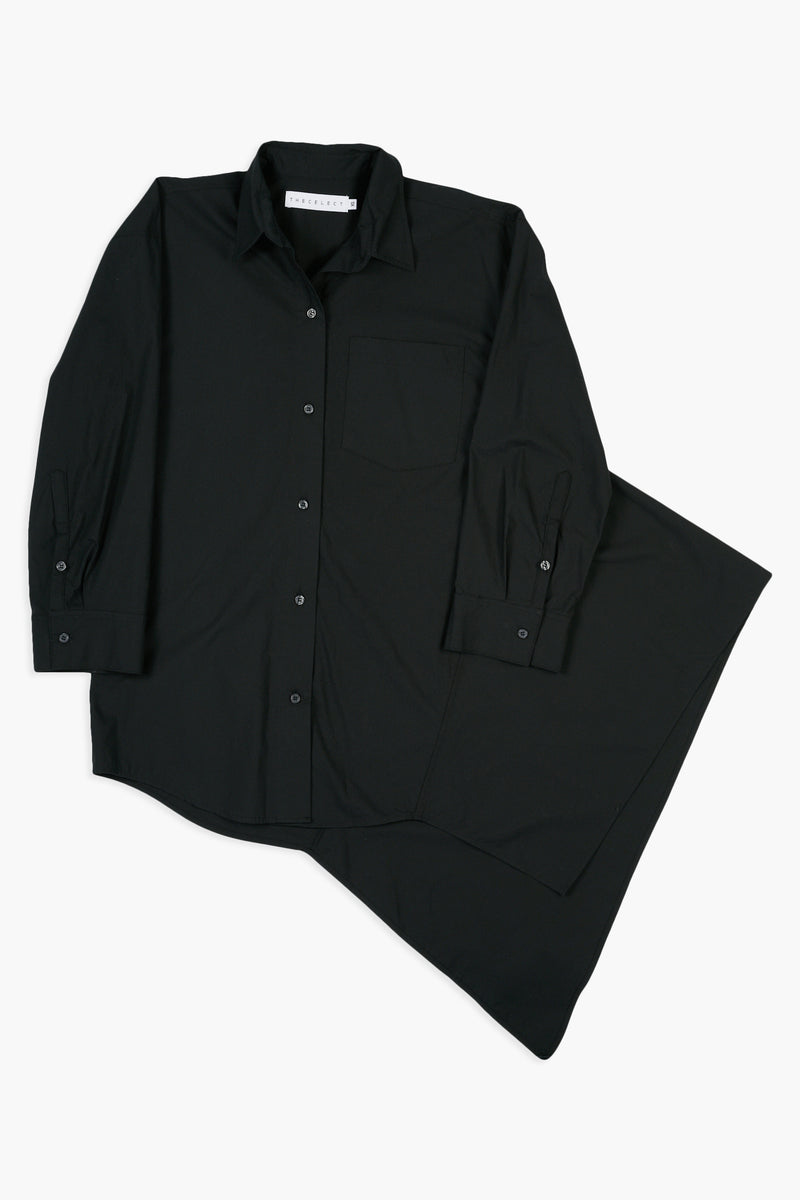 Off Sides Shirt Black BLOUSES | LONG SLEEVE THE CELECT WOMAN   