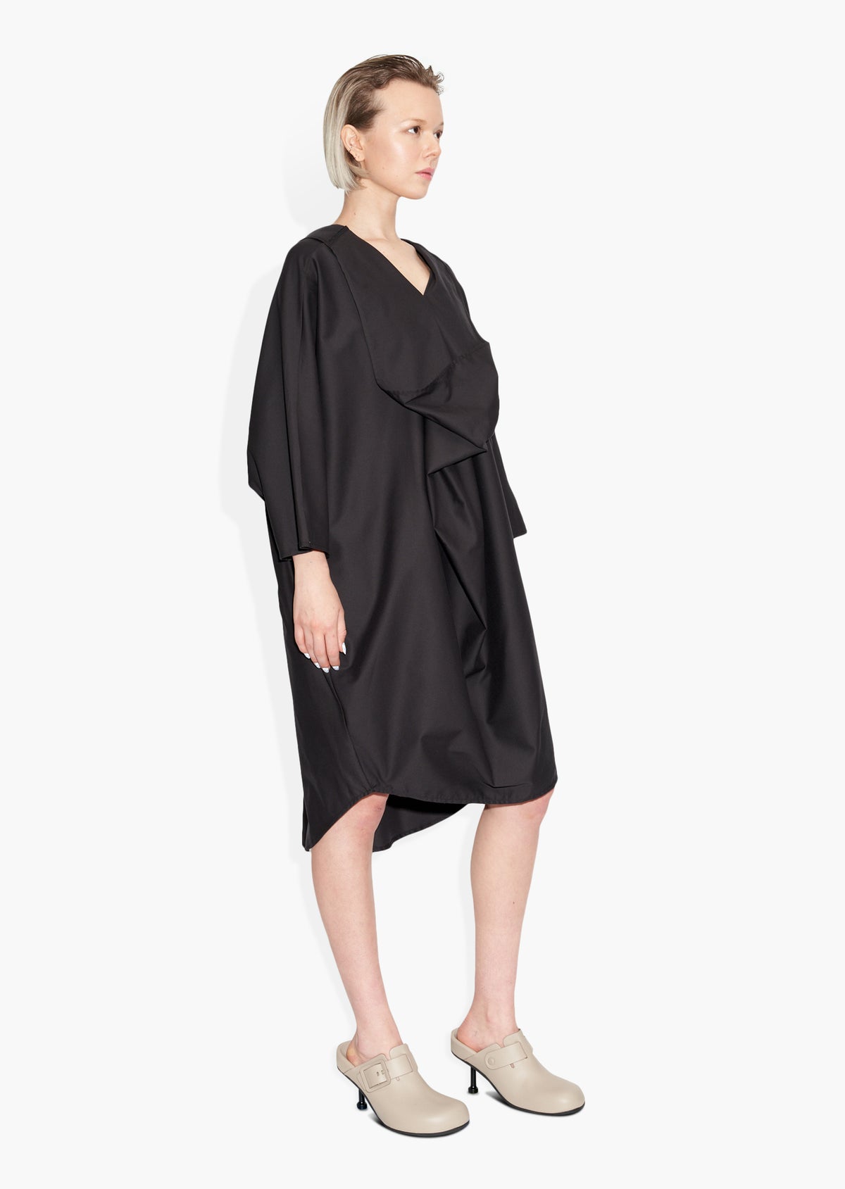 Poncho Dress Black DRESSES THE CELECT WOMAN