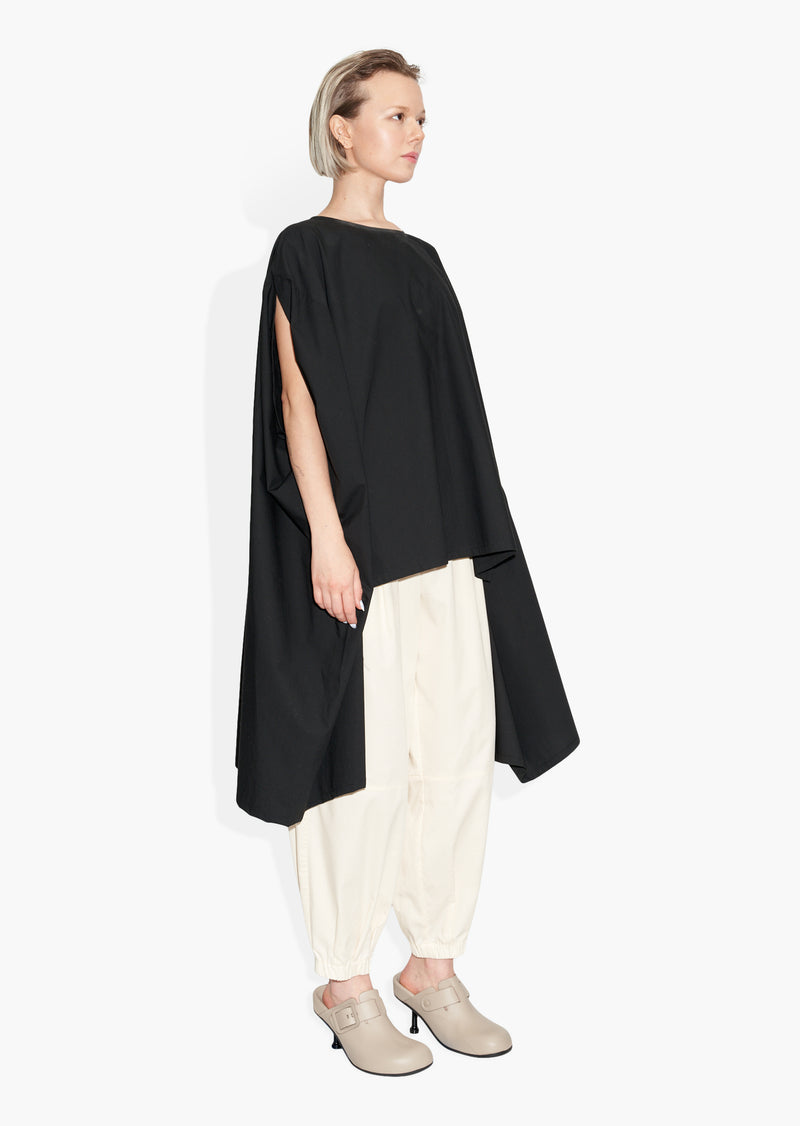 Rectangle Top Black BLOUSES | SHORT SLEEVE THE CELECT WOMAN
