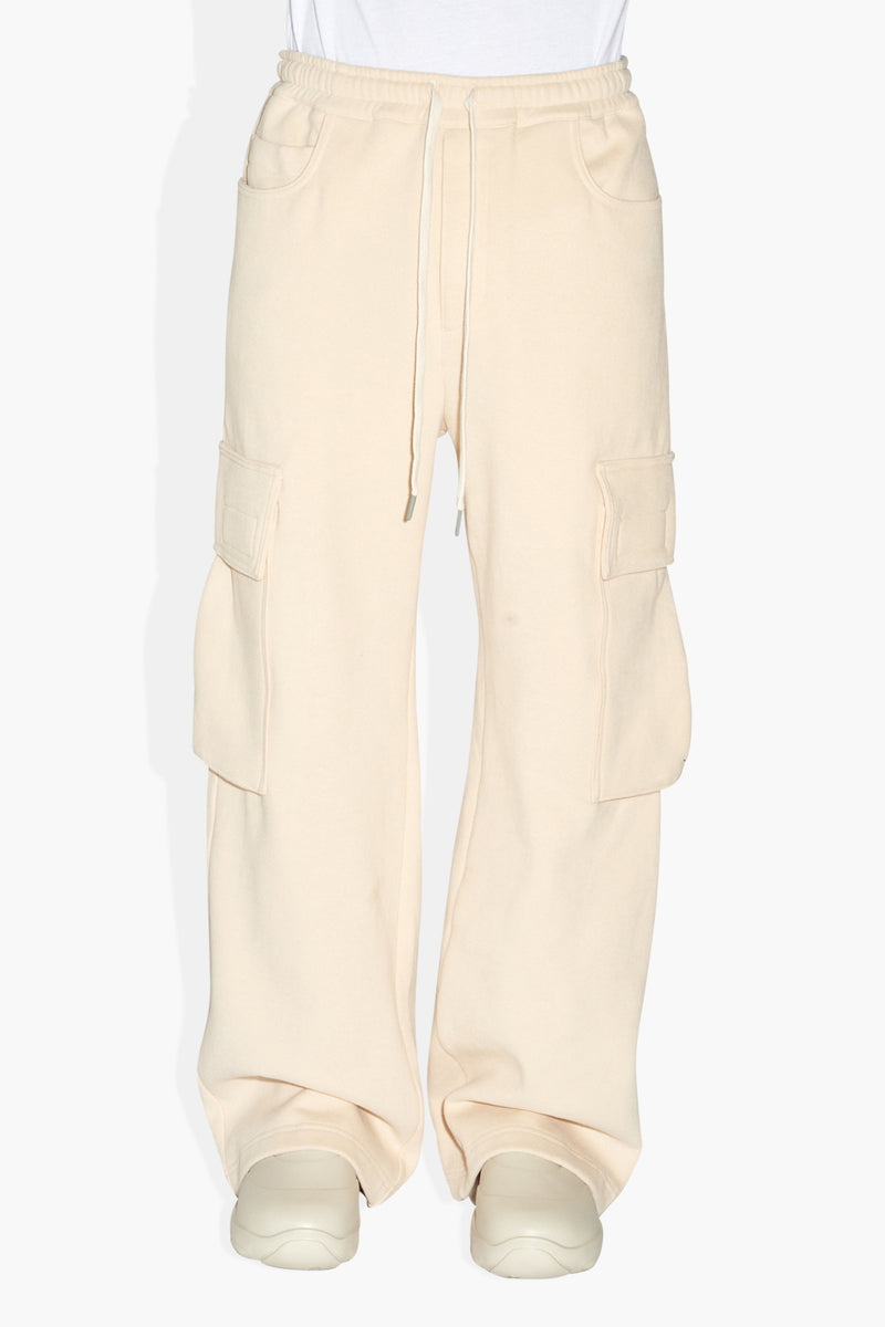 Raver Cargo Off White PANTS | KNIT JOGGER THE CELECT   