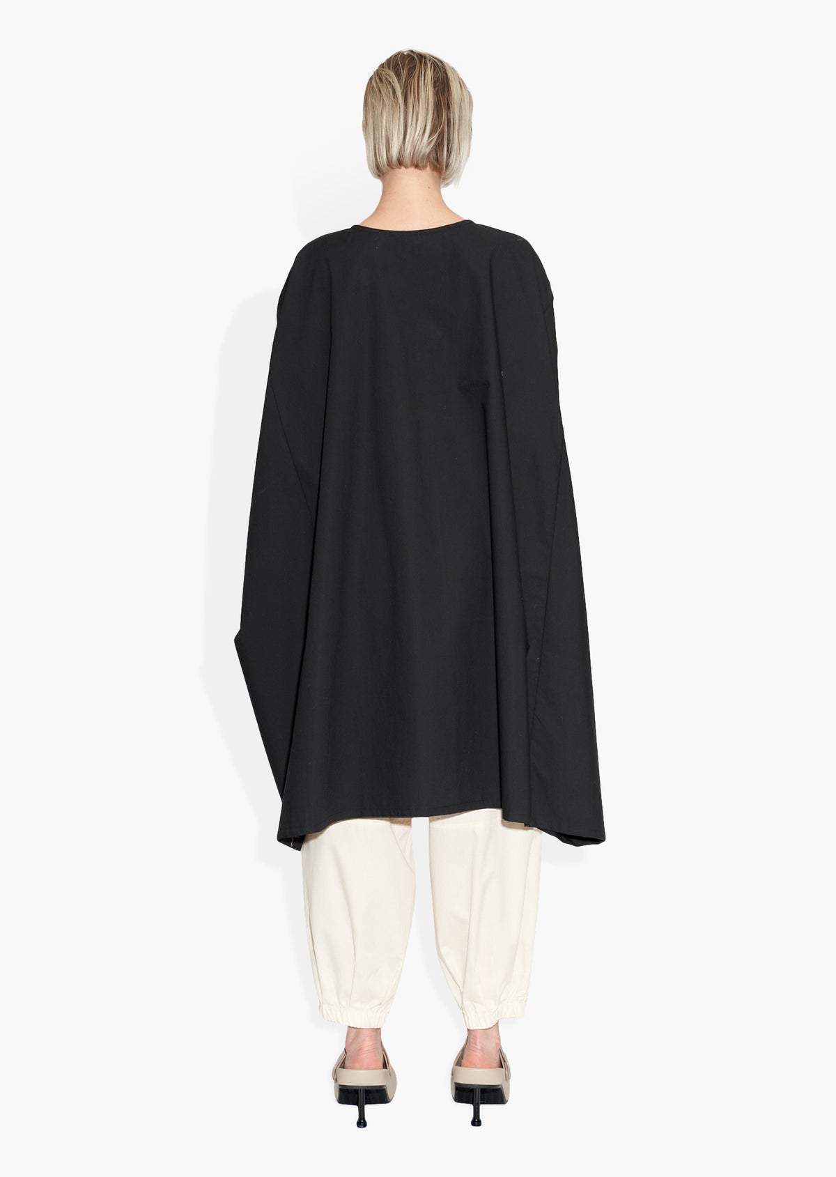 Rectangle Top Black BLOUSES | SHORT SLEEVE THE CELECT WOMAN
