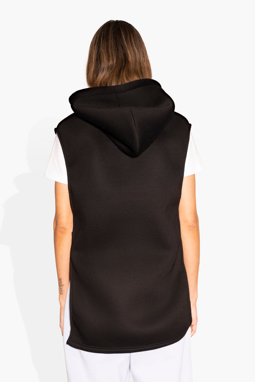 Reserve Vest Black Womens SLEEVELESS HOODIE THE CELECT   
