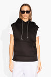 Reserve Vest Black Womens SLEEVELESS HOODIE THE CELECT   