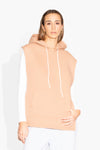 Reserve Vest Tan Womens SLEEVELESS HOODIE THE CELECT   