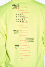 SAYINGS LS NEON YELLOW KNITS | LONG SLEEVE THE CELECT MENS   