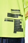 SAYINGS LS NEON YELLOW KNITS | LONG SLEEVE THE CELECT MENS   