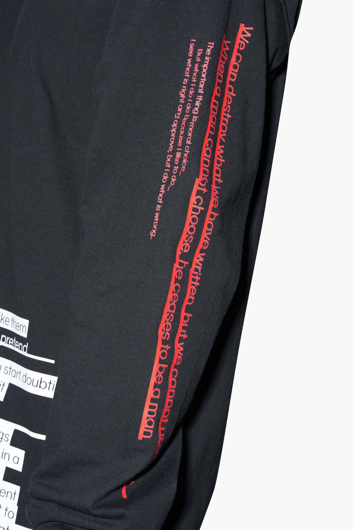 SAYINGS LS BLACK KNITS | LONG SLEEVE THE CELECT MENS   