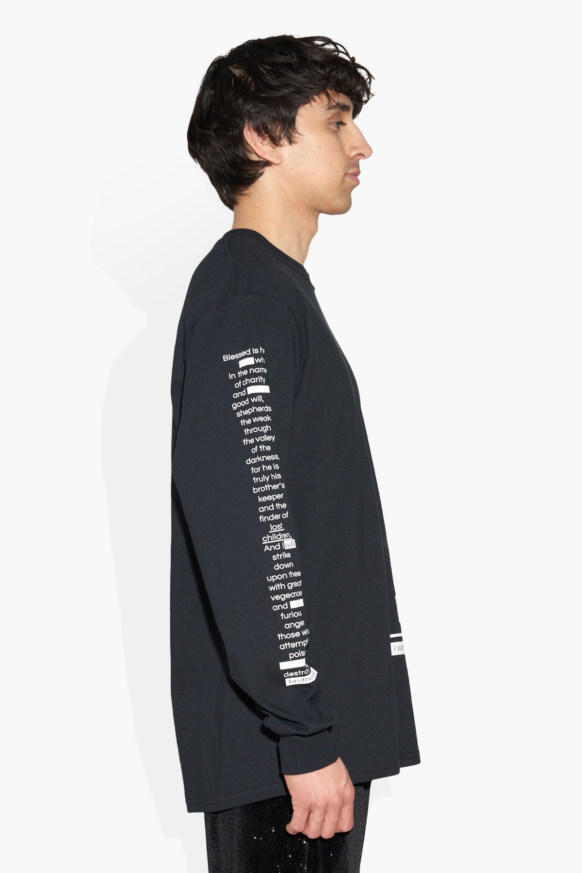 SAYINGS LS BLACK KNITS | LONG SLEEVE THE CELECT MENS   