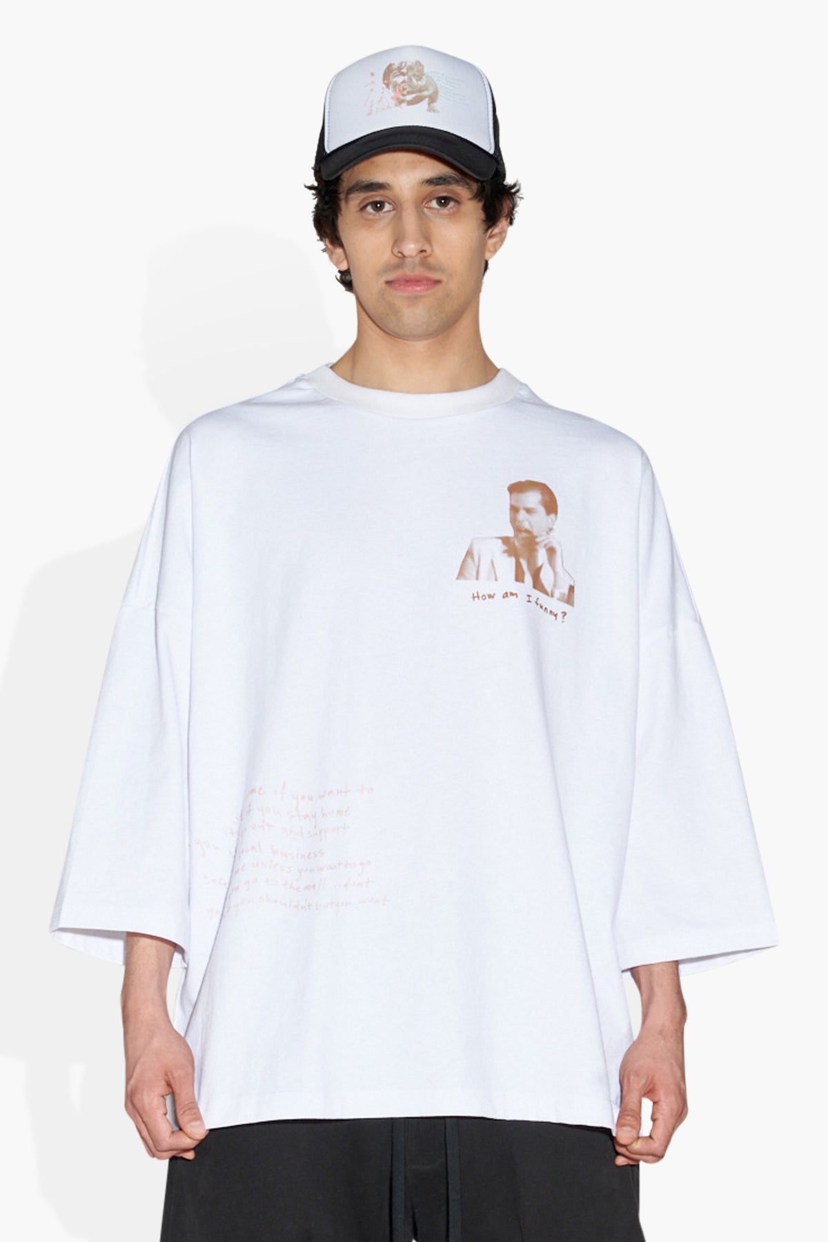 Scream Huge T WHT KNITS | GRAPHIC THE CELECT MENS