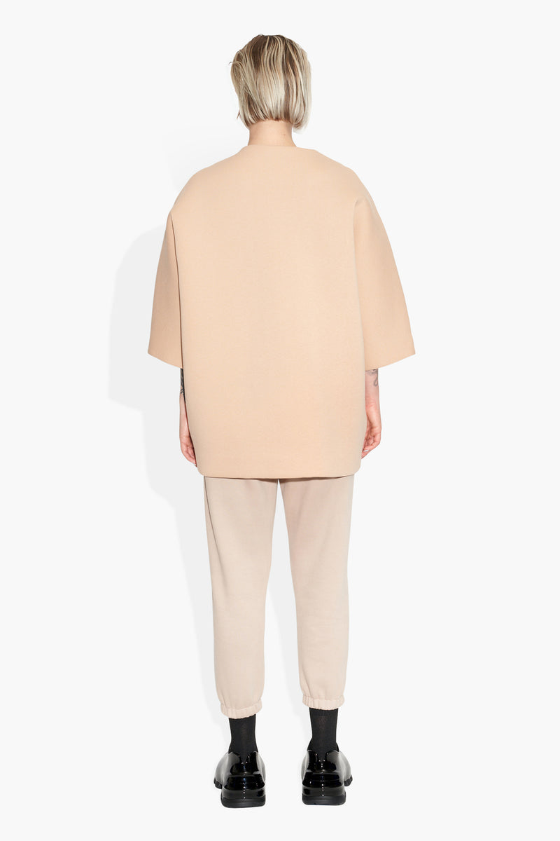 Scuba Jacket Tan OUTERWEAR | JACKET THE CELECT WOMAN