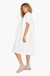 Shelter Dress Poplin White DRESSES THE CELECT WOMAN   