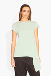 Side Step Tee Mint KNITS | SHORT SLEEVE THE CELECT WOMAN   
