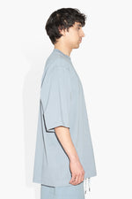 Square T Steel Blue KNITS | SHORT SLEEVE THE CELECT   