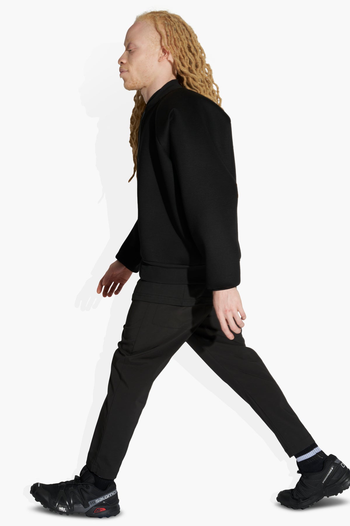 Synthetic Jacket Black OUTERWEAR | JACKET THE CELECT MENS   