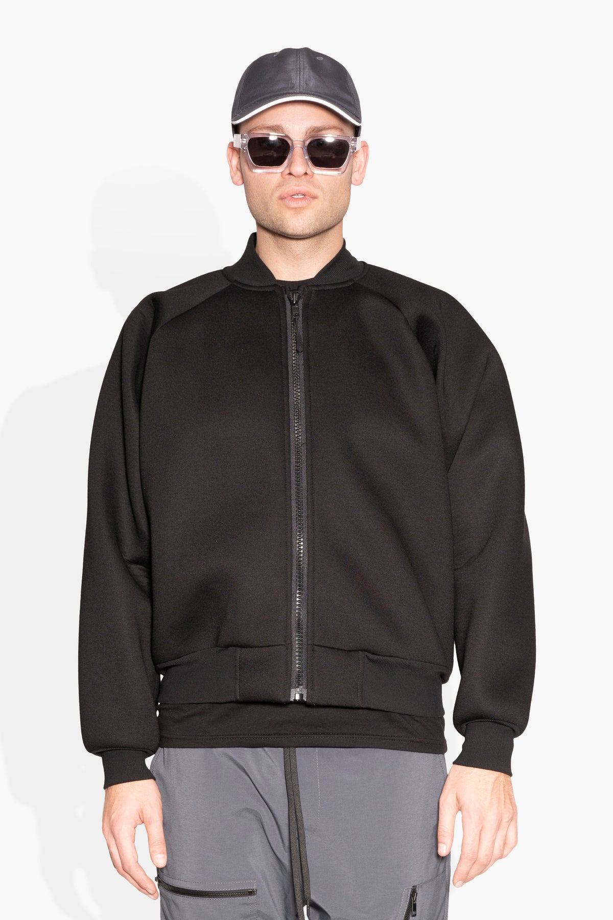 Synthetic Jacket Black OUTERWEAR | JACKET THE CELECT MENS   