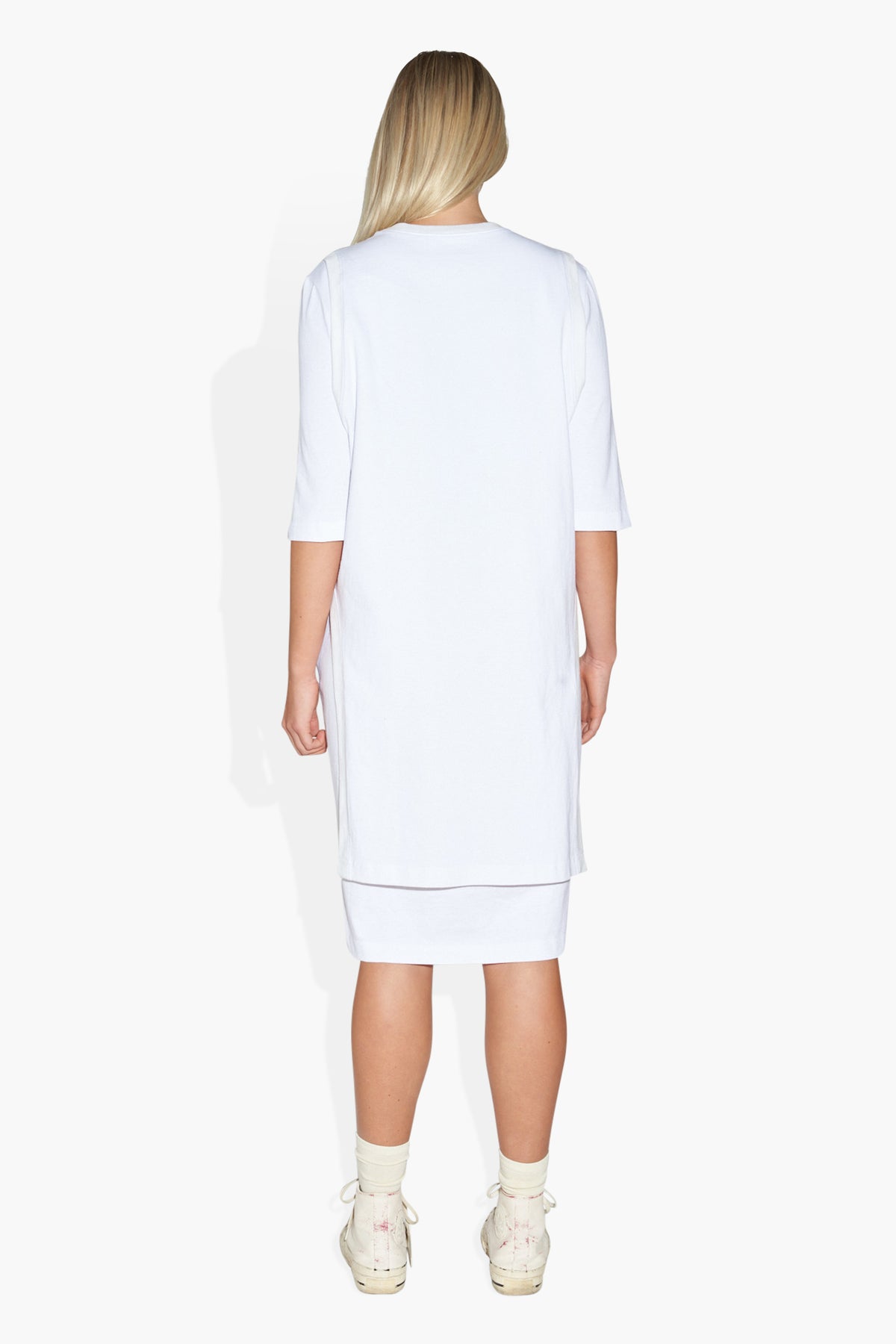 Layered Dress White DRESSES THE CELECT WOMAN