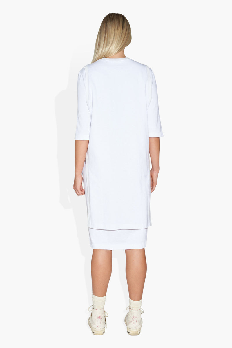 Layered Dress White THE CELECT Layered Dress White THE CELECT
